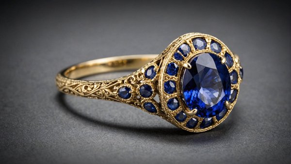 Antique et élégance: la bague saphir à travers les âges